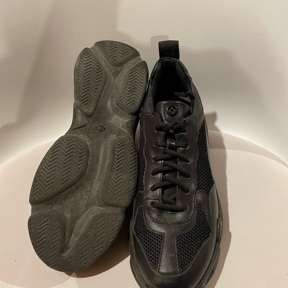 WISHBONE platform sneakers in black - Picture 3 of 4